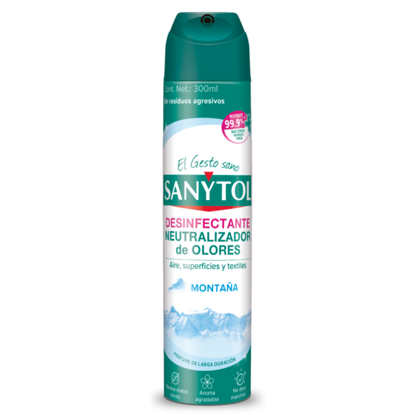 Desinfectante en aerosol SANYTOL Montaña spray 300 ml - New Power  International